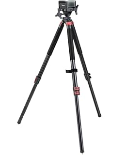 Trakiom Clamping Tripod Rest with Sturdy Aluminum Frame, Lightweight, Provides Stability, Adjustable Legs, and Hands-Free Operation for Outdoors