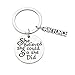 US Air Force She Believed She Could So She Did Keychain, Inspirational Military Airforce Key Ring Gift for Women
