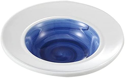 Set of 10, Navy Blue Expected 4.0 Ashtray, 5.4 x 1.1 inches (13.7 x 2.9 cm), 8.1 oz (230 g), Ashtray, Restaurant, Commercial Use, Smoking