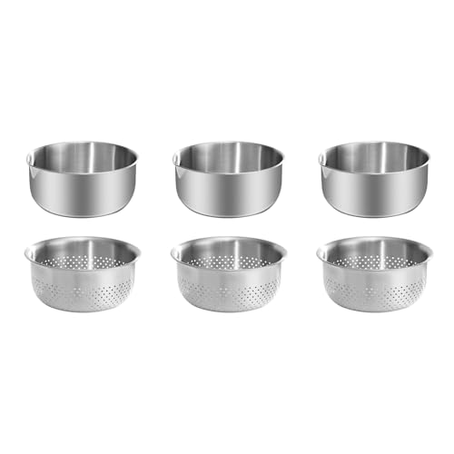 Canasta escurridora de acero inoxidable de alta durabilidad para verduras 5