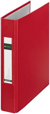 Leitz VIVIDA Ringbuch A5 Schwarz - 25mm Ringmechanik Mit Rückentasche