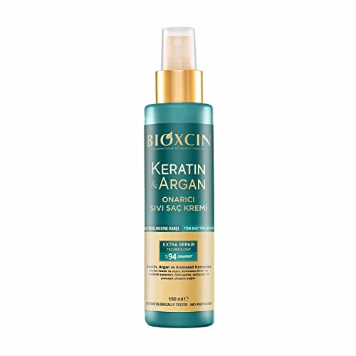 Bioxcin Keratin & Argan soin liquide cheveux abîmés cassants