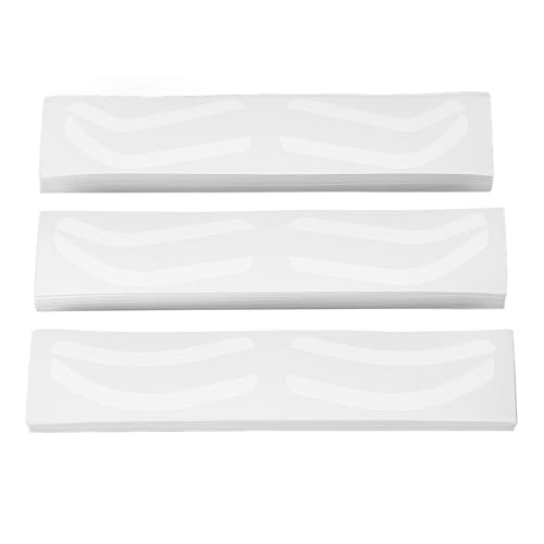 Yomiyuyr Kit de tinte de cejas, plantillas adhesivas para cejas, pegatinas para dar forma a las cejas, 3 tipos de curvas, 150 hojas, 6.3 x 1.3 pulgadas