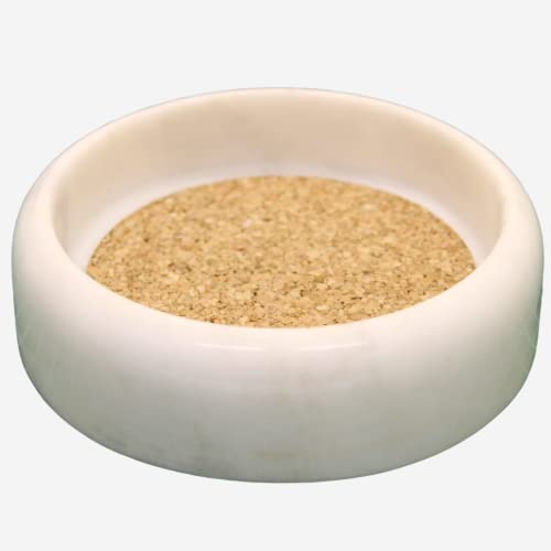 KC KULLICRAFT Marmor Weinflaschenhalter Weinflasche Champagner Flasche Untersetzer Saugfähiger Korkhalter Flaschen und jeden Anlass (weiß) Cover