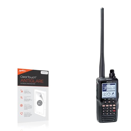 BoxWave Screen Protector Compatible with Yaesu FTA-550AA - ClearTouch Anti-Glare (2-Pack), Anti-Fingerprint Matte Film Skin