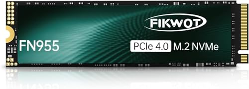 Fikwot FN955 SSD 2TB M.2 PCIe Gen4 x4 Unidad Interna de Estado Sólido con Refrigeración de Grafeno...
