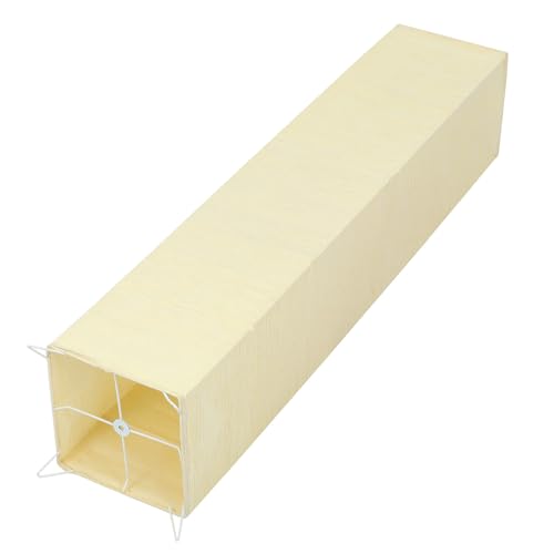 HAPINARY Pantalla Plegable de Papel Resistente para Lámpara de Pie, Cubierta Ligera para Lámpara Estilo Minimalista, Adecuada para Dormitorio y Espacio de Lectura