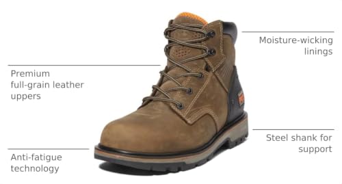 Image of Timberland PRO Men's Ballast 6in Steel Toe Safety Boots