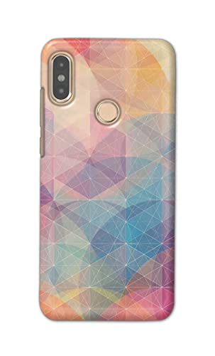 Image of PRINTFIDAA Printed Hard Back Cover Case for Mi Redmi Note 5 Pro Back Cover (Crumpled Paper Design) -1803