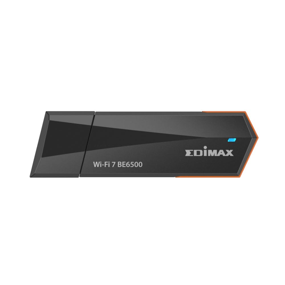 Edimax EW-7822UBE BE6500 - Adaptador WiFi de 7 bandas (USB 3.2)
