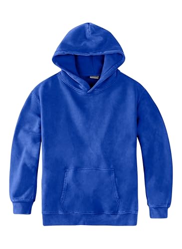 Dnzzs Acid Wash Hoodie Vintage Light Blue Hoodie