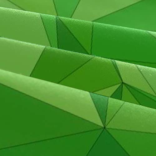 Parure de lit housse de couette vert mosaïque pour une chambre cocooning - 6