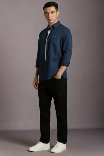 Image of Louis Philippe Men's Solid Slim Fit Shirt