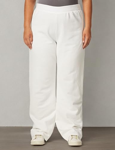 Image of Hanes Women's Sweatpants - EcoSmart Fleece Joggers - Open-Bottom Pocketless Pull-On Lounge Pants - Reg. & Petite Sizes