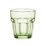 Bormioli Rocco: "Rock Bar Lounge" Glass, Peach, Mint, Ice, Set of 6 Bormioli Rocco Rock Bar Lounge Glass Peach Mint Ice Set of 6