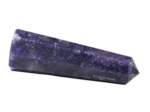 Image of Crystal Heaven Certified Lepidolite Crystal Tower Obelisk Point For Chakra, Healing And Balancing - Aaa Grade Original Certified Gemstone Agate For Reiki Meditation Yoga Spiritual (3-4 Inches)