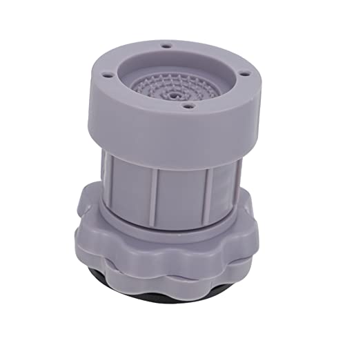 GLSTOY 洗濯機用フロアマット 冷蔵庫 - 吸収マット ワッシャー滑り止めパッド 床乾燥機 ワッシャーフットパッド 冷蔵庫上昇マット ウォッシャーフロアプロテクター プラスチック Grey