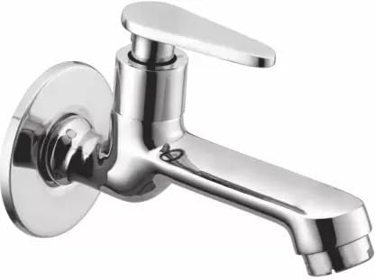 COSSIMO Vigo Brass Long Body Bib Cock Tap with Wall Flange (Pack of 1)