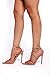 Cape Robbin Ada Sexy Stiletto High Heels for Women, Strappy Pointed Open Toe Shoes Heels - Nude Size 6