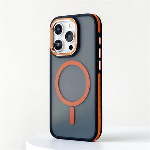 Étui de charge sans fil iPhone 13 avec coque de protection PC rigide antidérapante