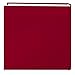 Fabric Frame Cover Photo Album 200 Pockets Hold 4x6 Photos, Apple Red
