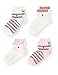 Tommy Hilfiger unisex-baby Global Stripe 4 Pack Classic Sock, tommy original/pink, 19-22 (4er Pack)