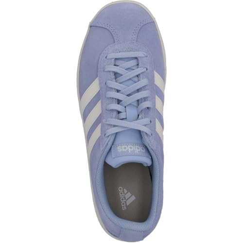Image of adidas Women Suede VL Court 2.0 Skateboarding Shoe BLUDAW /Owhite /BLUDAW (UK-8)