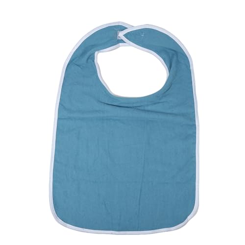 Premium Adult Bibs - Bibs for Adults Men Women,Eating Cloth for Elderly Seniors and Disabled,Bib Clothing Protectors (Dark Blue)