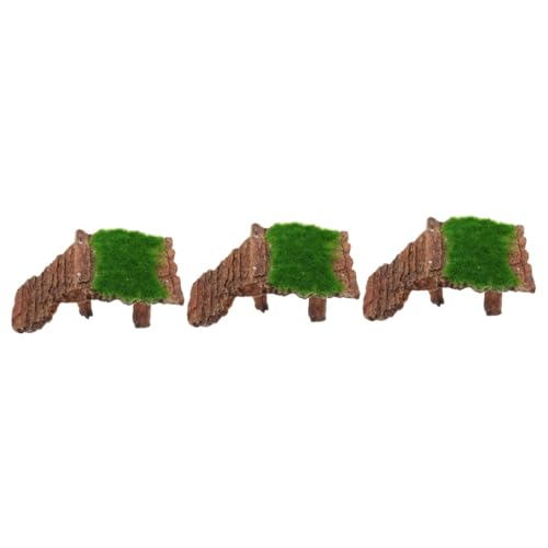 BESPORTBLE 3 Piezas Terraza Incubadora Lámpara De Calor para El Hogar De Reptiles Plataforma Estanque Jaula Pecera Decoración Tanque De Juguete Pararse Terrario Gecko Accesorio Resina