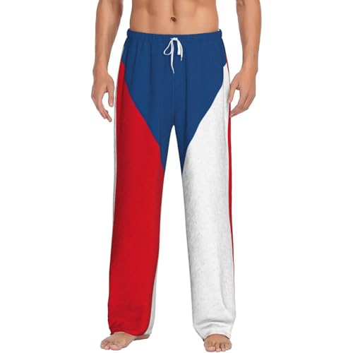 Pantalon de pyjama homme République tchèque en polaire douce avec poches