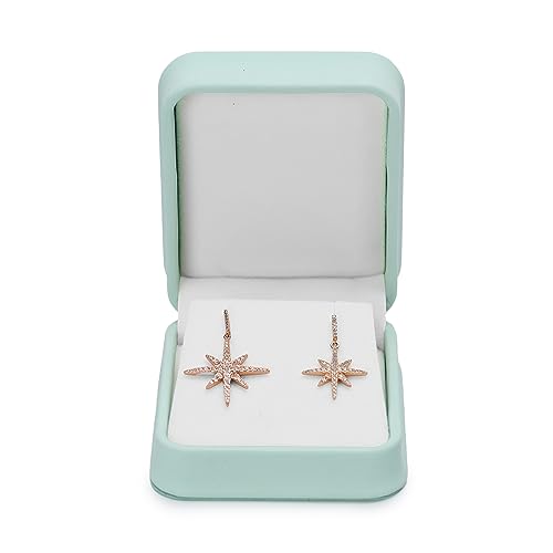 Leather Earring Gift Box Earring Box Jewelry Gift Boxes Trinket Storage Case Showcase Display for Anniversary Birthday