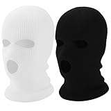 DvBCNMe 2 Stück Sturmmaske, Skimaske, Balaclava mit 3-Loch-Design,...