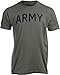 Army Field Artillery Tee Shirt - U.S. Military Physical Training PT Soldier Workout OD Green T-Shirt-(FieldArt,L)