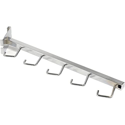 5 Hook Tool Rail, Steel, 16