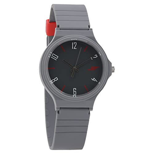 Image of SF Quartz Analog Black Dial Plastic Strap Watch for Men-NP7964PP10W