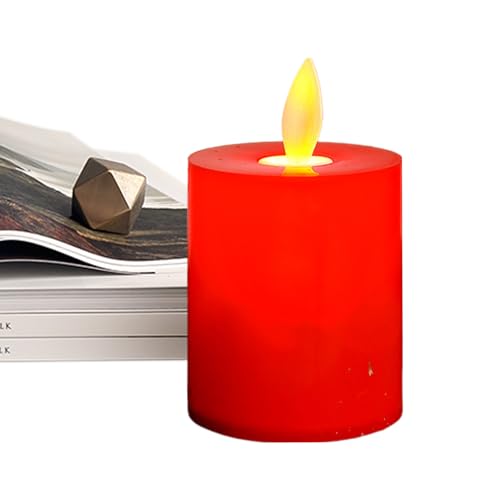 Velas parpadeantes sin llama, velas LED, velas que funcionan con pilas, luces realistas sin llama para centro de mesa del hogar, fiesta, boda y decoraciones de Navidad