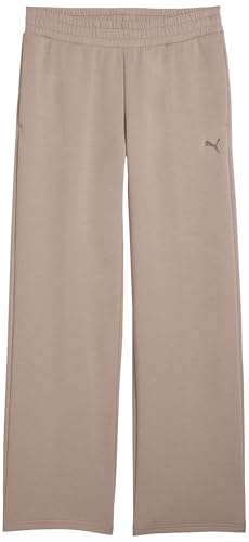Pantalon tricoté PUMA Ess femme à coupe droite idéal pour le yoga et le cocooning