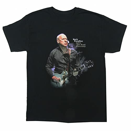 Photo de Mark Knopfler Photo Tour 2019 T-shirt pour homme Noir, Noir , M