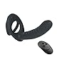 ZWFUN Paar Vibrator Sexspielzeug mit doppeltem Penisring Realistischer dildo Butt Plug Double Penetration Cock Anal Klitoris Massager dildo PerlenSex Spielzeug für die Männer Frauen（Fernbedienung）