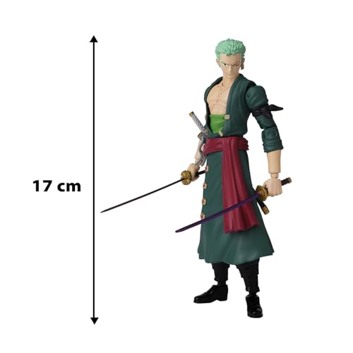 BANDAI – Anime Heroes – One Piece Figur – Lorenor Zorro – Roronoa Zoro – Figurine Anime Heroes 17 cm – Offizielle One Piece Lizenz… – Ansicht 4