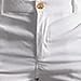 Men's Zipper Casual Sexy Shorts Fashion Flat Front Stretch Tight Fit Shorts Slim-Fit Comfort Stretch Short (White,Small)