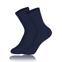 Forony Unisex Boys Girls Kids Youth Socks 6-12 Years Old Combed Cotton Anti Odor Crew Socks