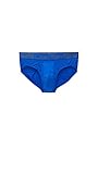 Calvin Klein Men's Underwear Iron Strength Micro Hip Briefs, Amplified Blue, Medium
