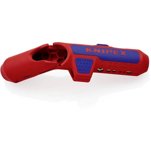 KNIPEX Ergostrip Universal Stripping Tool for Left-Handers Self-Service Card 135 mm 16 95 02 SB