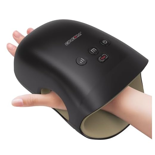CINCOM Cordless Hand Massager with Heat