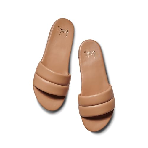 BEEK Sugarbird Leather Slide Sandal for Women, Slip-On Design, Features Leather-Wrapped Memory Foam Upper & Sole with Molded Arch4