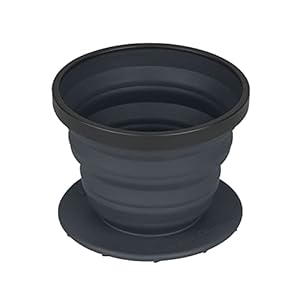 Sea to Summit X-Brew Collapsible Camping Coffee Dripper with Reusable Steel Filter