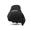 TVS Racing Beast Riding Gloves | All-Weather Riding Protection | Corduroy Top | PVC Knuckle Guard | Touchscreen Ready | Breathable Airmesh | Anti-Fatigue Padded Palm | Men’s Motorcycle Gloves(Black/L)