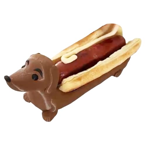Funny Snack Dog Dinner Tray Holder, 21.5x6.5x8cm Hot Dog Server, Novelty Food Display for Parties, Barbecues...