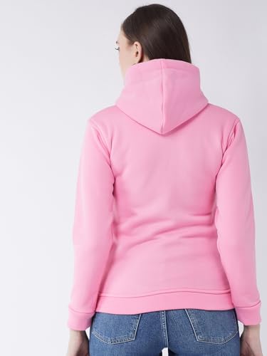 Image of Pivl Women's Fleece Blend Winter hooded Jacket.